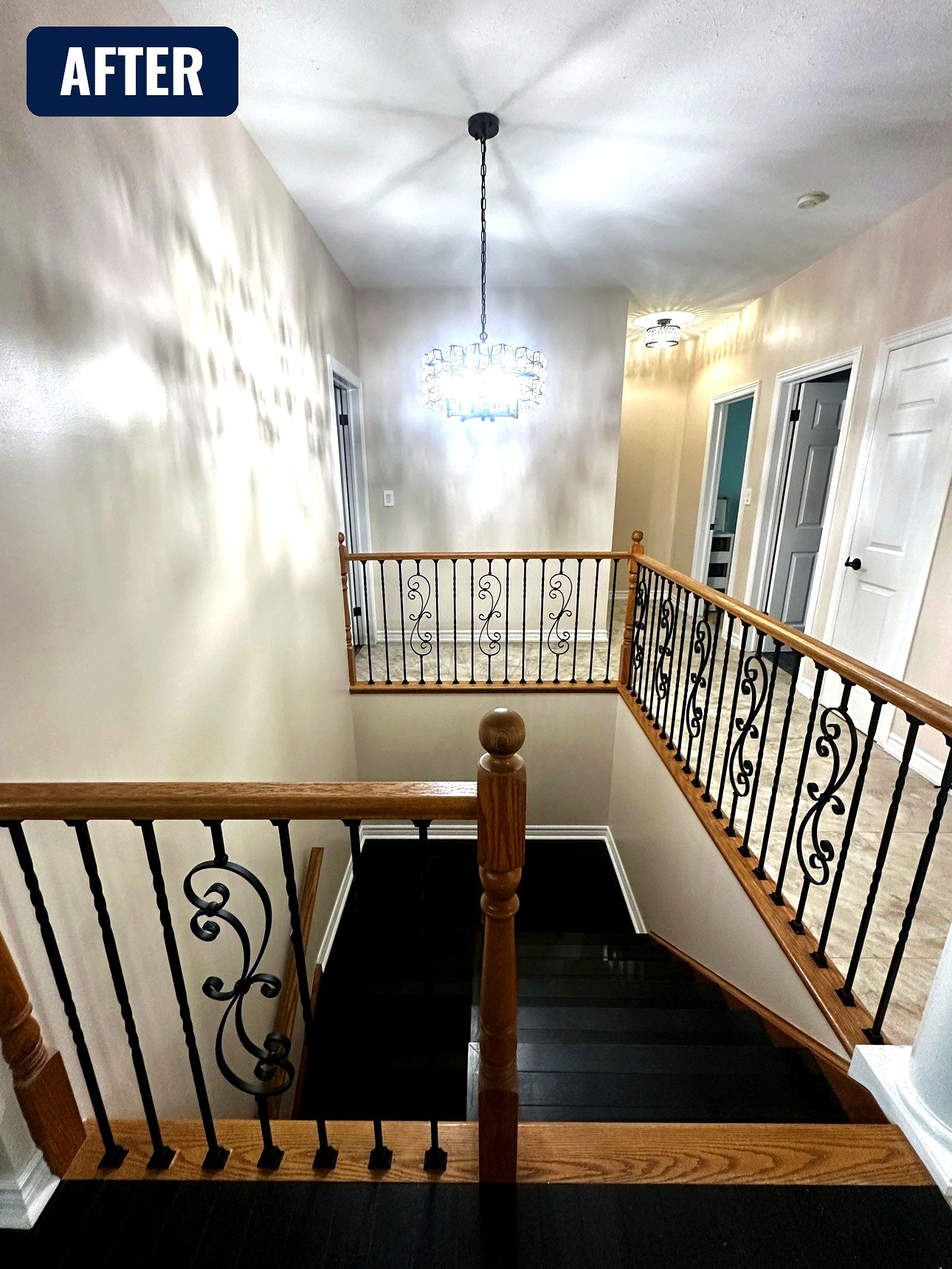 Staircase after renovation